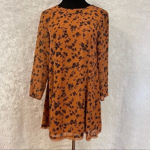 Kimchi Blue Women’s Cinderdrea Floral Long Sleeve Dress